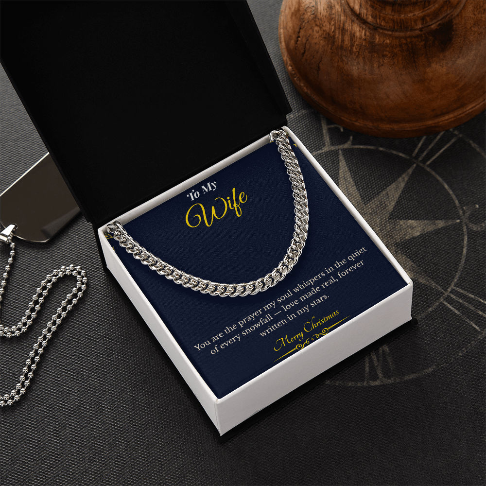 Cuban Link Chain – Stylish Christmas Gift for Husband | Modern Jewelry That Reflects Strength & Elegance | Luxury Holiday Necklace he'll Love