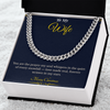 Cuban Link Chain – Stylish Christmas Gift for Husband | Modern Jewelry That Reflects Strength & Elegance | Luxury Holiday Necklace he'll Love
