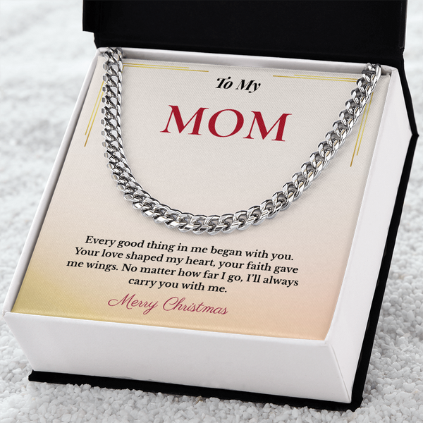 Stylish Christmas Gift for Mom | Modern Jewelry That Reflects Her Strength & Grace | Luxury Holiday Necklacez She'll Love
