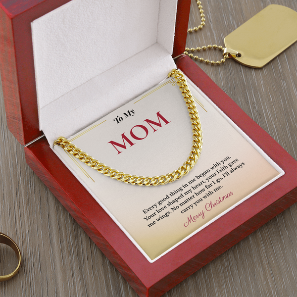 Stylish Christmas Gift for Mom | Modern Jewelry That Reflects Her Strength & Grace | Luxury Holiday Necklacez She'll Love