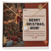 unique christmas gift for mom with customised Gift Card | Merry Christmas MOM