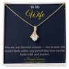 Alluring Beauty Necklace – Romantic Christmas Gift for Wife | Dazzling Jewelry That Celebrates Her Grace | Perfect Holiday Surprise She'll Adore