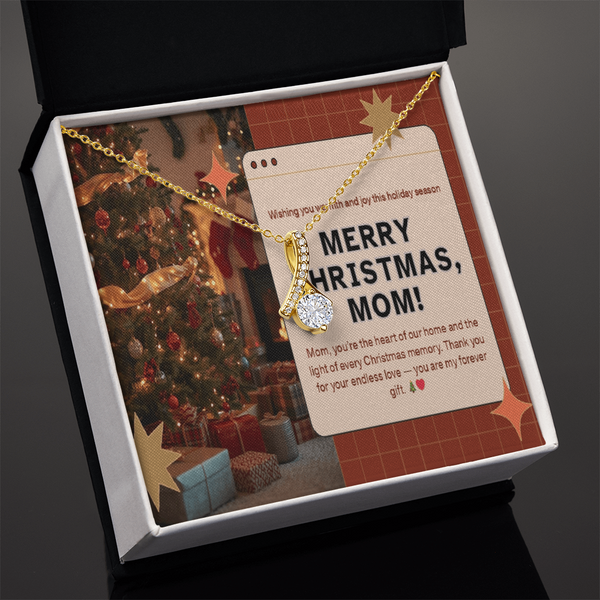 unique christmas gift for mom with customised Gift Card | Merry Christmas MOM