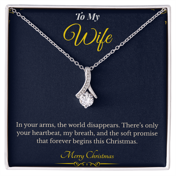 Alluring Beauty Necklace – Romantic Christmas Gift for Wife | Dazzling Jewelry That Celebrates Her Grace | Perfect Holiday Surprise She'll Adore