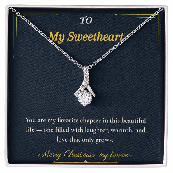 Alluring Beauty Necklace – Romantic Christmas Gift for Wife | Dazzling Jewelry That Celebrates Her Grace | Perfect Holiday Surprise She'll Adore