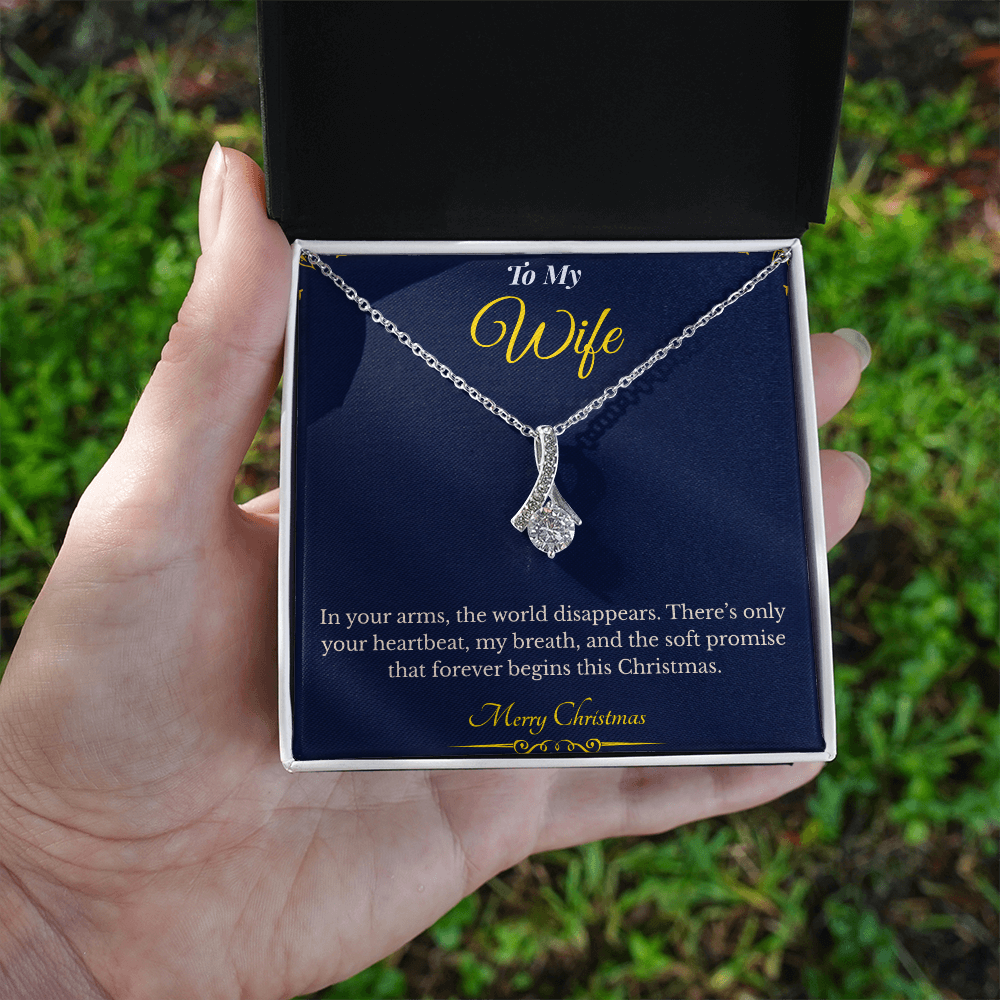 Alluring Beauty Necklace – Romantic Christmas Gift for Wife | Dazzling Jewelry That Celebrates Her Grace | Perfect Holiday Surprise She'll Adore