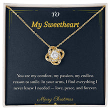 Love Knot Necklace – Romantic Christmas Gift for Wife That Symbolizes Eternal Love | Meaningful Jewelry for Her | Elegant Holiday Gift She'll Treasure