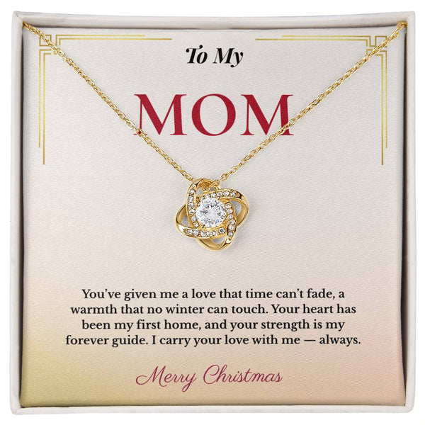 Heartfelt Christmas Gift for Mom That Symbolizes Eternal Love | Meaningful Jewelry from Daughter or Son | Elegant Holiday Gift She'll Treasure