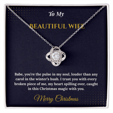 Love Knot Necklace – Romantic Christmas Gift for Wife That Symbolizes Eternal Love | Meaningful Jewelry for Her | Elegant Holiday Gift She'll Treasure