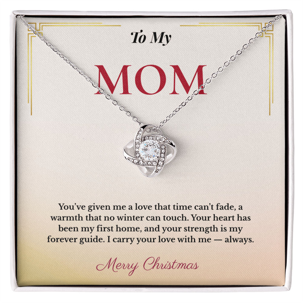 Heartfelt Christmas Gift for Mom That Symbolizes Eternal Love | Meaningful Jewelry from Daughter or Son | Elegant Holiday Gift She'll Treasure