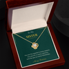 Love Knot Necklace – A Timeless Christmas Gift for Sister | Elegant Holiday Jewelry