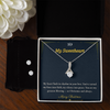 Alluring Beauty Necklace and Earring Set – Stunning Christmas Gift for Wife | Dazzling Jewelry That Highlights Her Grace | Elegant Holiday Set She'll Adore