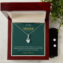 Alluring Beauty Necklace and Earring Set – Beautiful Christmas Gift for Sister | Trending Jewelry Combo