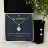 Eternal Hope Necklace and Earring Set – Elegant Christmas Gift for Wife | Sparkling Jewelry That Symbolizes Love & Faith | Perfect Holiday Set for Her