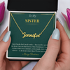 Custom Name Necklace – Unique Christmas Gift for Sister | Personalized Jewelry Bestseller