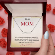 Personalized Christmas Gift for Mom | Engraved Jewelry That Captures Your Love | Elegant Custom Keepsake She'll Cherish