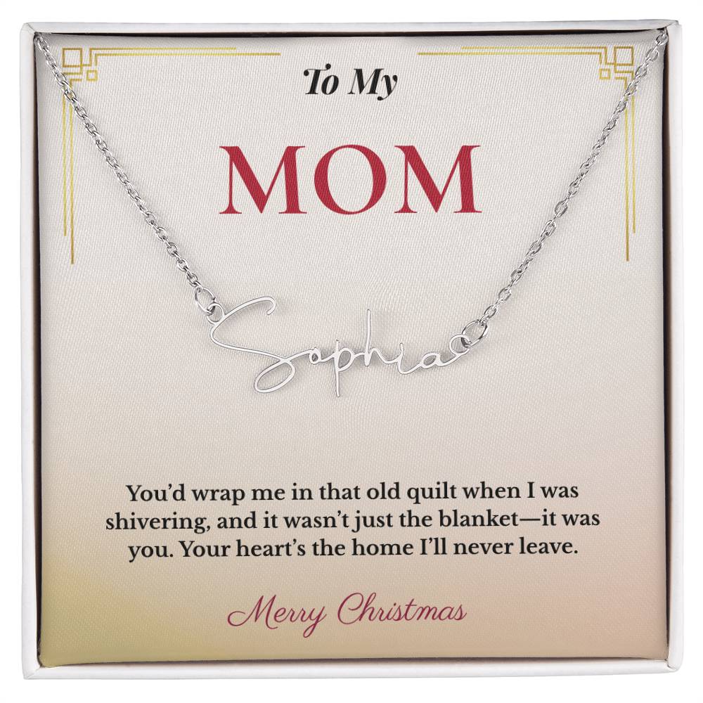 Personalized Christmas Gift for Mom | Elegant Jewelry Celebrating Her Identity & Love | Unique Keepsake She'll Treasure