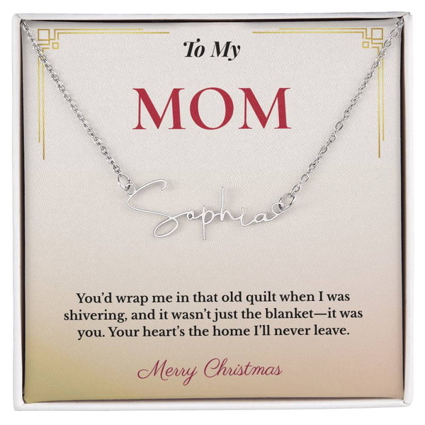 Personalized Christmas Gift for Mom | Elegant Jewelry Celebrating Her Identity & Love | Unique Keepsake She'll Treasure