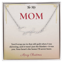Personalized Christmas Gift for Mom | Elegant Jewelry Celebrating Her Identity & Love | Unique Keepsake She'll Treasure