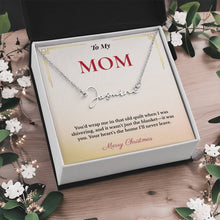 Personalized Christmas Gift for Mom | Elegant Jewelry Celebrating Her Identity & Love | Unique Keepsake She'll Treasure