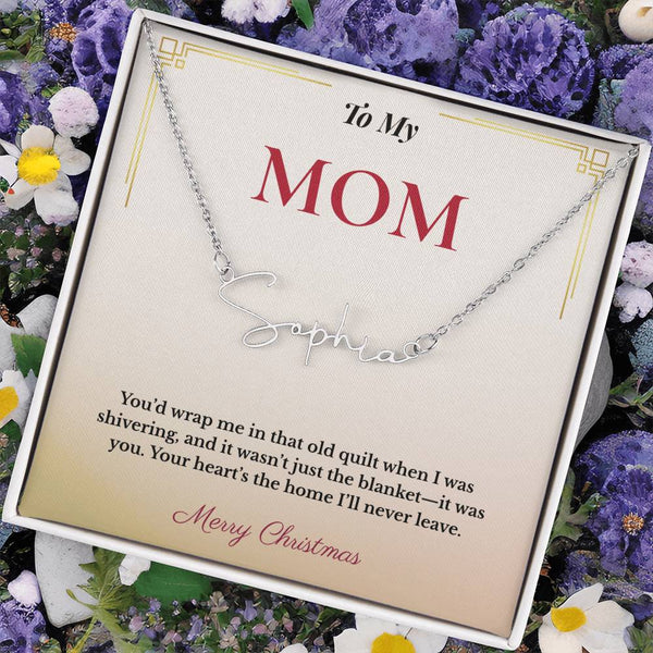 Personalized Christmas Gift for Mom | Elegant Jewelry Celebrating Her Identity & Love | Unique Keepsake She'll Treasure