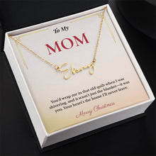 Personalized Christmas Gift for Mom | Elegant Jewelry Celebrating Her Identity & Love | Unique Keepsake She'll Treasure