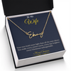 Signature Style Custom Name Necklace – Personalized Christmas Gift for Wife | Elegant Jewelry That Celebrates Her Identity | Unique Holiday Keepsake She'll Love