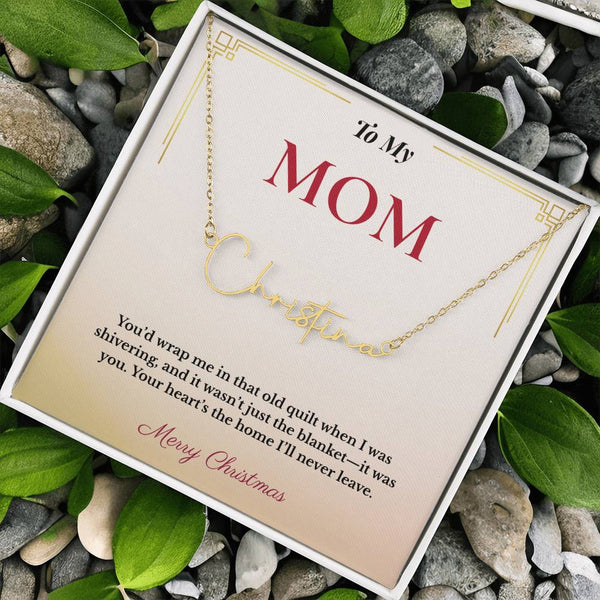 Personalized Christmas Gift for Mom | Elegant Jewelry Celebrating Her Identity & Love | Unique Keepsake She'll Treasure
