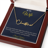 Signature Style Custom Name Necklace – Personalized Christmas Gift for Wife | Elegant Jewelry That Celebrates Her Identity | Unique Holiday Keepsake She'll Love
