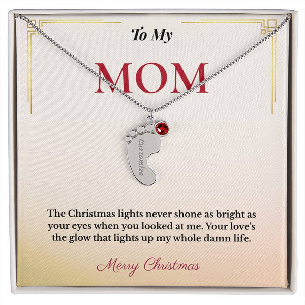 Sentimental Christmas Gift for Mom | Personalized Jewelry Honoring Motherhood & Family Love | Heartfelt Keepsake