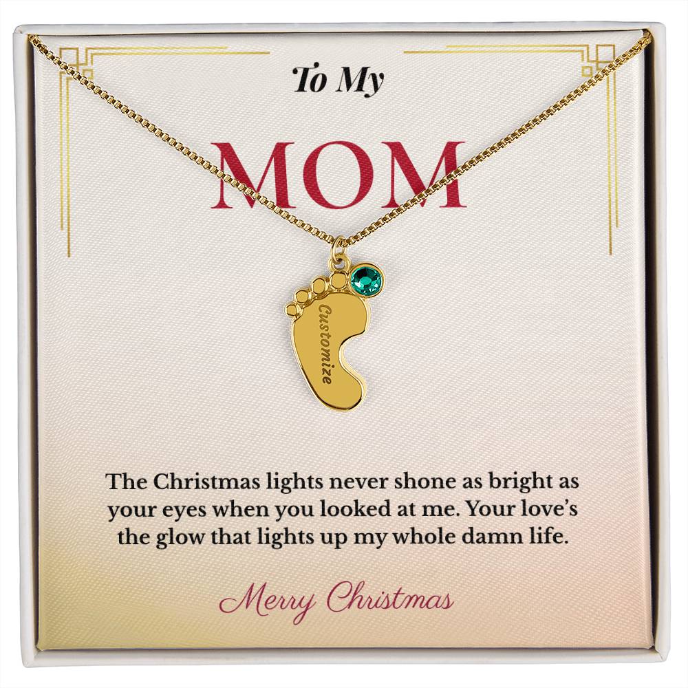 Sentimental Christmas Gift for Mom | Personalized Jewelry Honoring Motherhood & Family Love | Heartfelt Keepsake