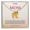 Sentimental Christmas Gift for Mom | Personalized Jewelry Honoring Motherhood & Family Love | Heartfelt Keepsake