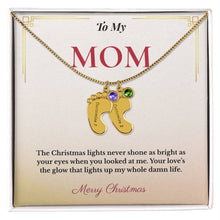Sentimental Christmas Gift for Mom | Personalized Jewelry Honoring Motherhood & Family Love | Heartfelt Keepsake