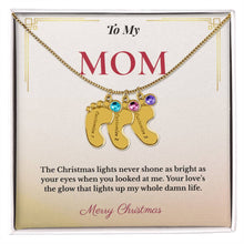 Sentimental Christmas Gift for Mom | Personalized Jewelry Honoring Motherhood & Family Love | Heartfelt Keepsake
