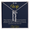 Multi Vertical Name Necklace – Custom Christmas Gift for Wife | Personalized Jewelry That Keeps Loved Ones Close | Elegant Multi-Name Design She'll Treasure
