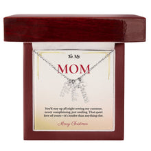 Custom Christmas Gift for Mom | Personalized Jewelry Keeping Her Loved Ones Close | Elegant Family Name Design She'll Adore