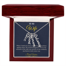 Multi Vertical Name Necklace – Custom Christmas Gift for Wife | Personalized Jewelry That Keeps Loved Ones Close | Elegant Multi-Name Design She'll Treasure