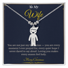Engraved Kid Charm Necklace – Personalized Christmas Gift for Wife | Custom Family Jewelry That Celebrates Children | Heartfelt Holiday Keepsake