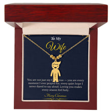 Engraved Kid Charm Necklace – Personalized Christmas Gift for Wife | Custom Family Jewelry That Celebrates Children | Heartfelt Holiday Keepsake