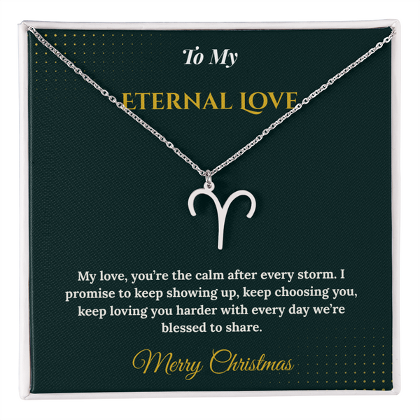 Zodiac Necklace – Personalized Christmas Gift for Wife | Astrological Jewelry That Reflects Her Unique Energy | Elegant Holiday Keepsake for Her