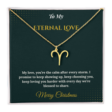 Zodiac Necklace – Personalized Christmas Gift for Wife | Astrological Jewelry That Reflects Her Unique Energy | Elegant Holiday Keepsake for Her