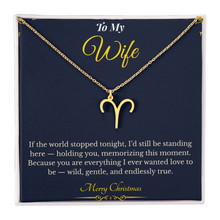 Zodiac Necklace – Personalized Christmas Gift for Wife | Astrological Jewelry That Reflects Her Unique Energy | Elegant Holiday Keepsake for Her