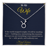 Zodiac Necklace – Personalized Christmas Gift for Wife | Astrological Jewelry That Reflects Her Unique Energy | Elegant Holiday Keepsake for Her
