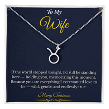 Zodiac Necklace – Personalized Christmas Gift for Wife | Astrological Jewelry That Reflects Her Unique Energy | Elegant Holiday Keepsake for Her