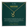 Zodiac Necklace – Personalized Christmas Gift for Sister | Custom Astrological Holiday Jewelry