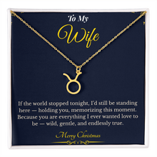 Zodiac Necklace – Personalized Christmas Gift for Wife | Astrological Jewelry That Reflects Her Unique Energy | Elegant Holiday Keepsake for Her