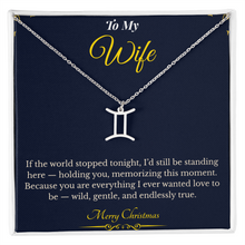 Zodiac Necklace – Personalized Christmas Gift for Wife | Astrological Jewelry That Reflects Her Unique Energy | Elegant Holiday Keepsake for Her