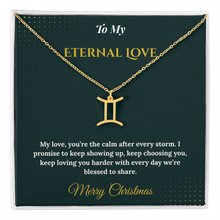Zodiac Necklace – Personalized Christmas Gift for Wife | Astrological Jewelry That Reflects Her Unique Energy | Elegant Holiday Keepsake for Her