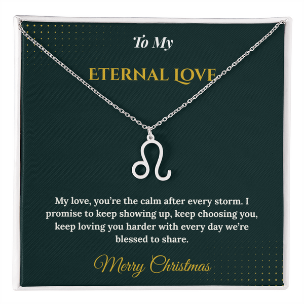 Zodiac Necklace – Personalized Christmas Gift for Wife | Astrological Jewelry That Reflects Her Unique Energy | Elegant Holiday Keepsake for Her