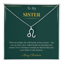 Zodiac Necklace – Personalized Christmas Gift for Sister | Custom Astrological Holiday Jewelry